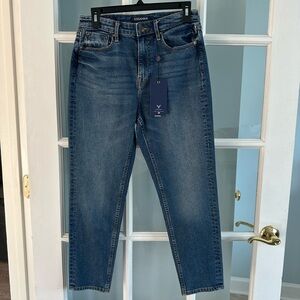 VIGOSS Womens Jeans Size 27 Friday Tapered Boyfriend High Rise Medium Wash NWT